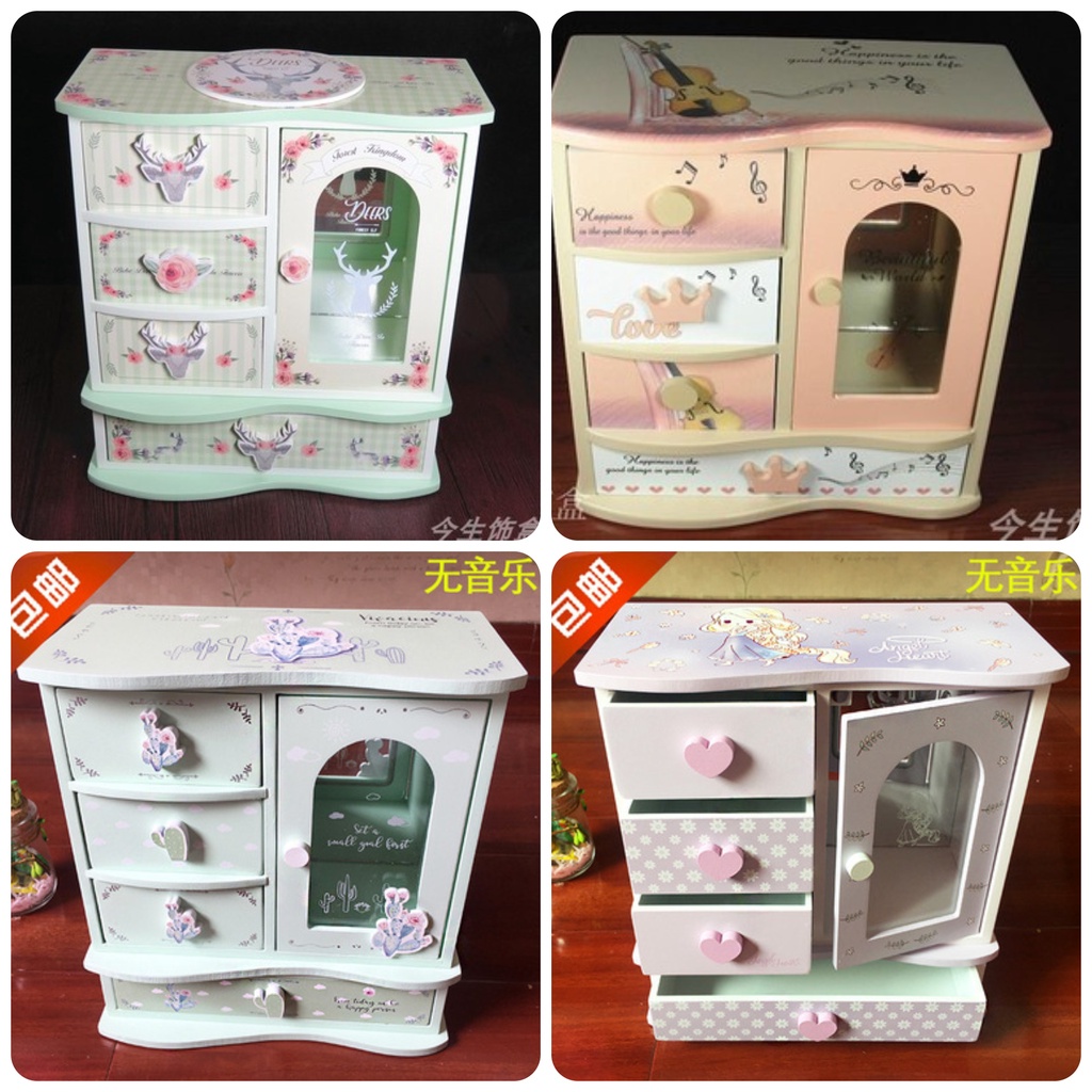 TỦ GỖ MINI ĐỰNG TRANG SỨC 2283