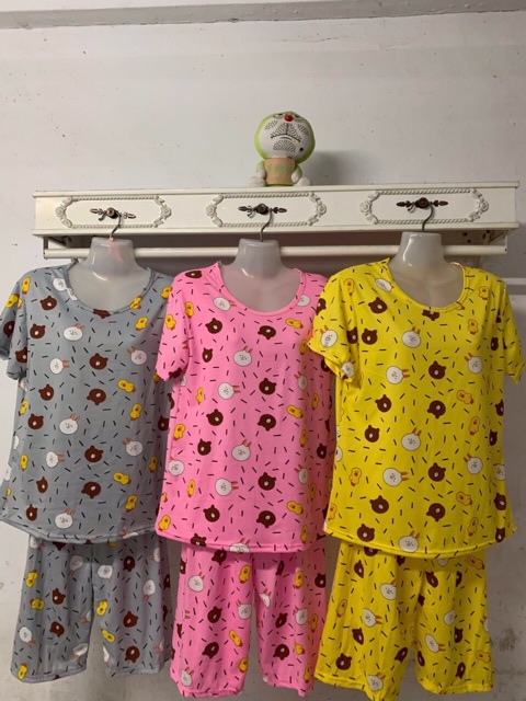 [FREESIZE < 70kg] Đồ bộ thun hoạt hình QC | BigBuy360 - bigbuy360.vn