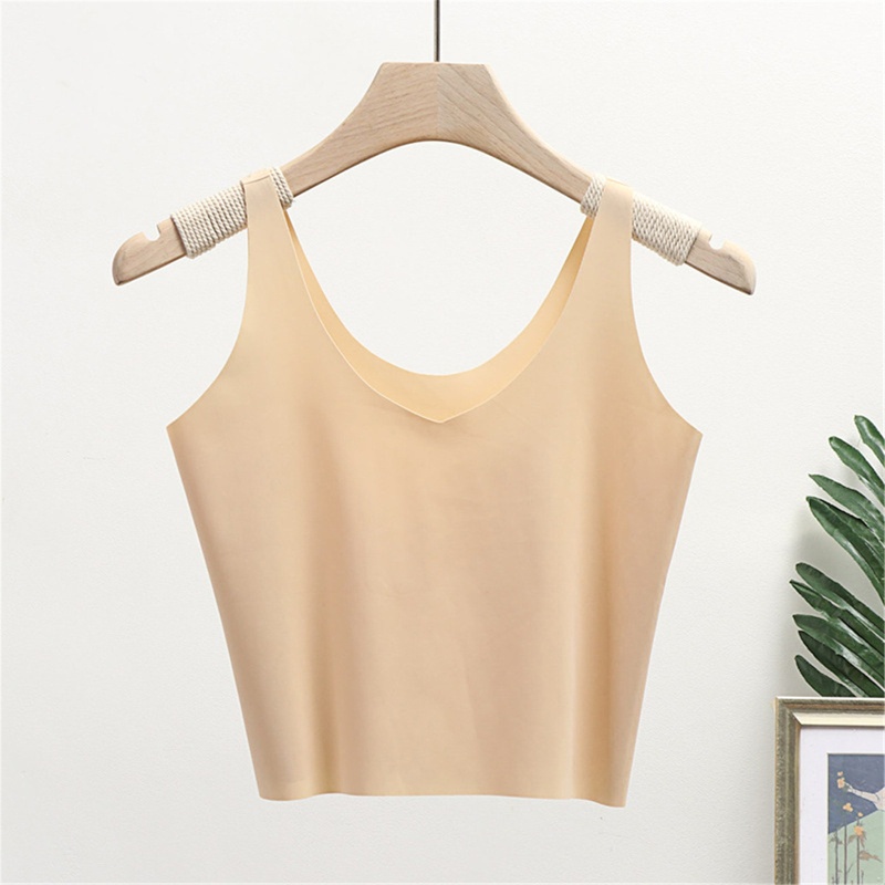 Xiangbao Áo Tank Top Không Tay Màu Trơn Cơ Bản Thời Trang Mùa Hè Dành Cho Nữ