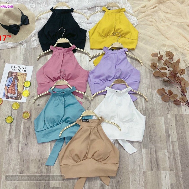 Áo yếm nữ kiểu thắt nơ sau lưng dễ thương