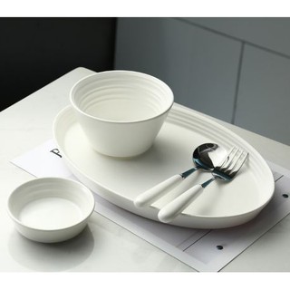 Bộ 3 món bát sứ ăn sáng BABA