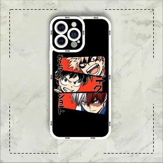 Ốp lưng iphone samsung xiaomi oppo cạnh vuông JM Case anime My Hero Academi