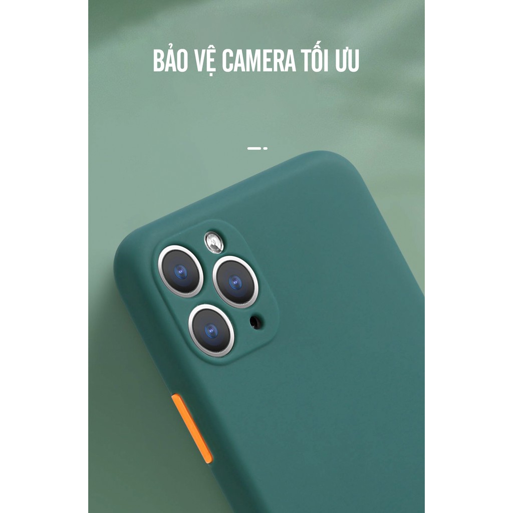 ỐP IPHONE TRƠN-CHỐNG SỐC-BẢO VỆ CAM full case 6/6s/6plus/7/8/7plus/8plus/x/xs/xsmax/11/11promax - H Case