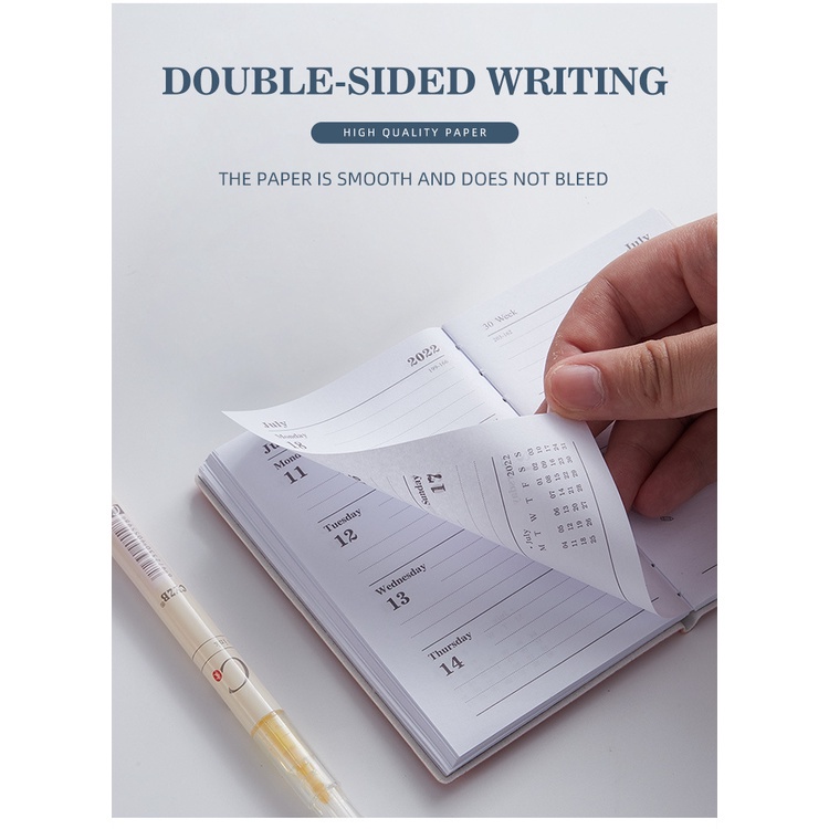 Sổ Tay Lên Kế Hoạch Hàng Ngày Khổ A7 Độc Đáo 2022