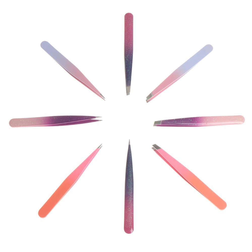 Nhíp Nhổ Lông Mày Đầu Nghiêng Bằng Thép Không Gỉ