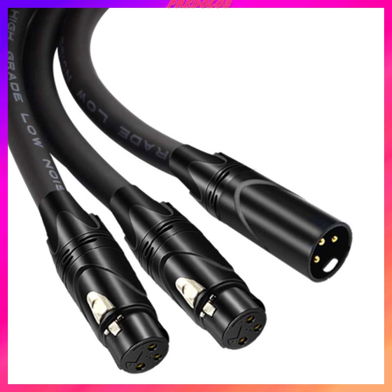 Dây Cáp Chữ Y Chuyển Đổi Đầu Cắm XLR Thành Hai Cổng Cắm XLR 2 Cho Micro