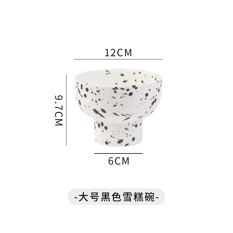 Tô đựng thức ăn bằng gốm nhiều màu sắc