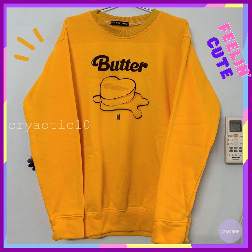 [Kèm hình thật] Áo sweater Butter nỉ BTS Idol Cheap Moment Kpop unisex cryaotic10