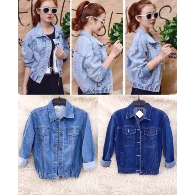 Áo khoác jean đủ kiểu