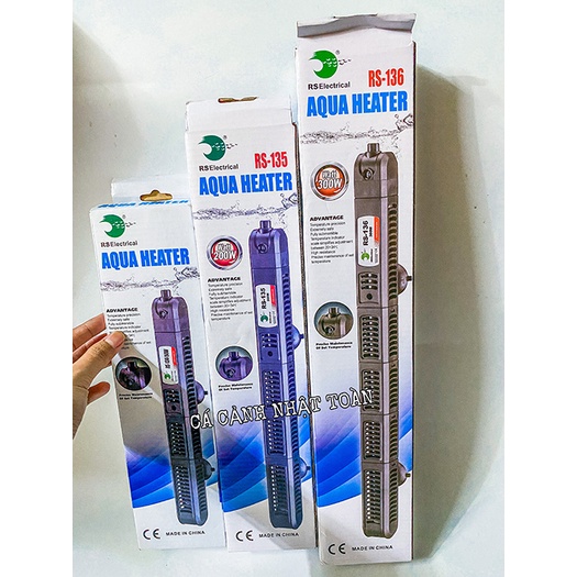 SƯỞI BỌC NHỰA SƯỞI ẤM CHO BỂ CÁ CẢNH RS ELECTRICAL AQUA HEATER
