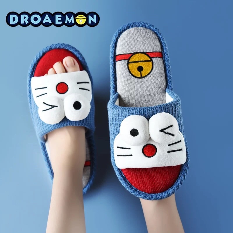 Dép Bọc Vải Đế Chống Trơn Trượt Doremon Doraemon