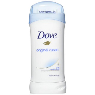 Lăn khử mùi nữ dạng sáp Dove Antiperspirant Deodorant Original Clean 74g (Mỹ)