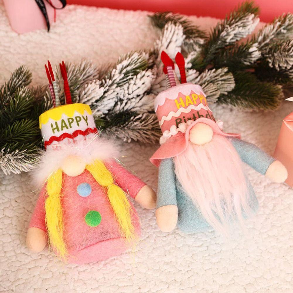 1 Búp Bê Nhồi Bông Hình Vô Diện Handmade Trang Trí Tiệc Sinh Nhật