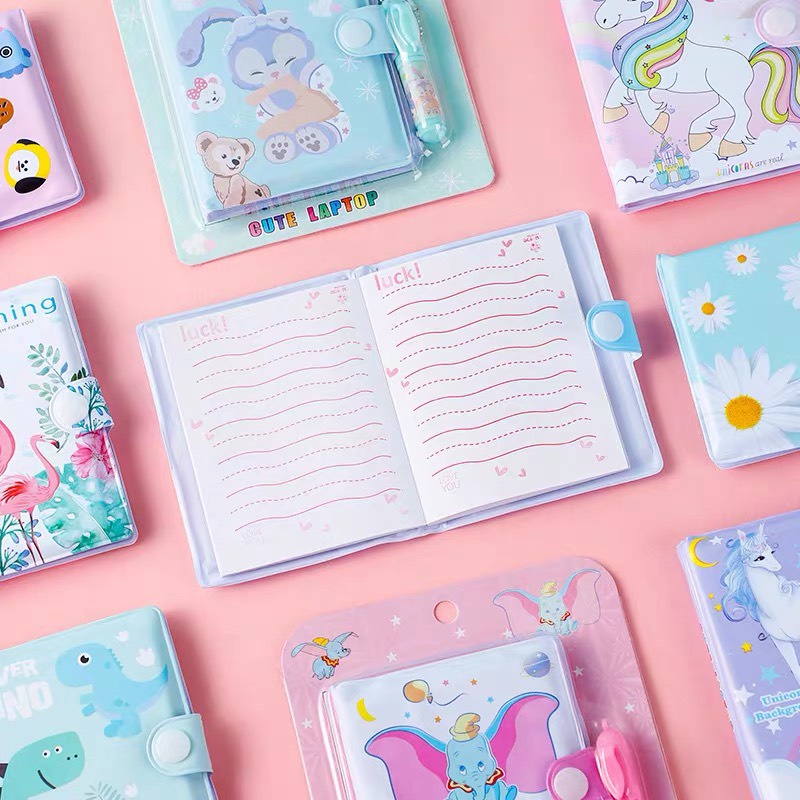 Sổ tay mini kèm bút cute