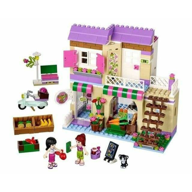 Lắp ráp kiểu lego friends - 10495 tiệm rau củ của Maya