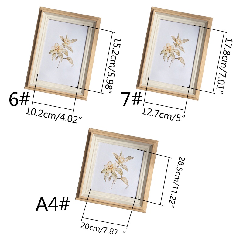 Khung Ảnh Nhựa Kích Thước A4 6in 7in Để Bàn Trang Trí Phòng Khách / Văn Phòng