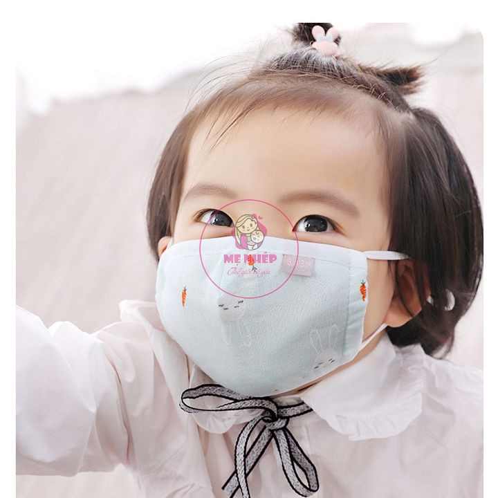 Khẩu trang vải cao cấp cho bé 100% COTTON