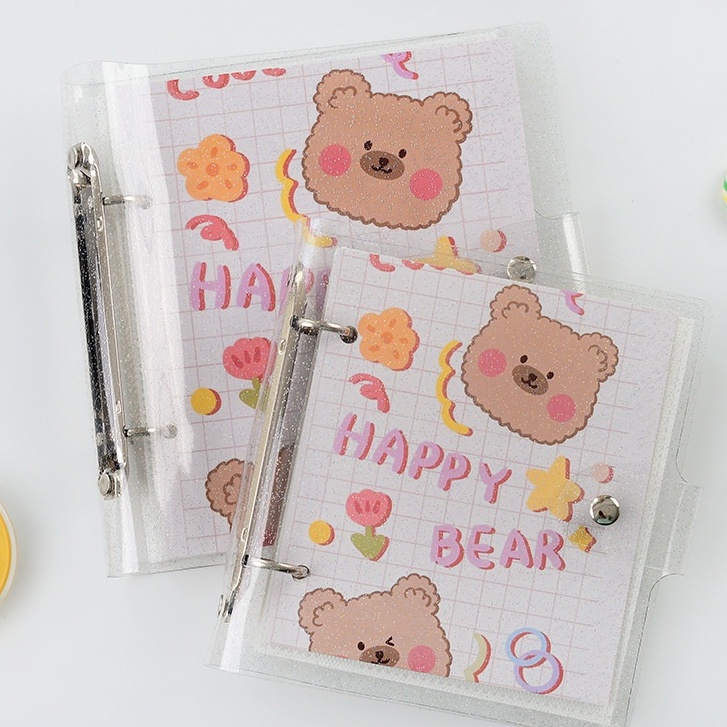 Album đựng ảnh 6x9, 7x10, 9x13, 10x15 bìa dẻo gấu Happy Bear