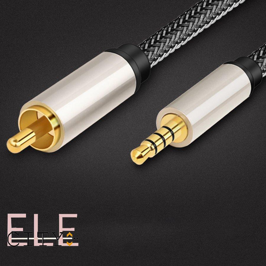 Dây cáp chuyển đổi âm thanh 107ele 3.5mm sang Rca thích hợp cho Xiaomi Mi 1 / 2 Tv Spdif