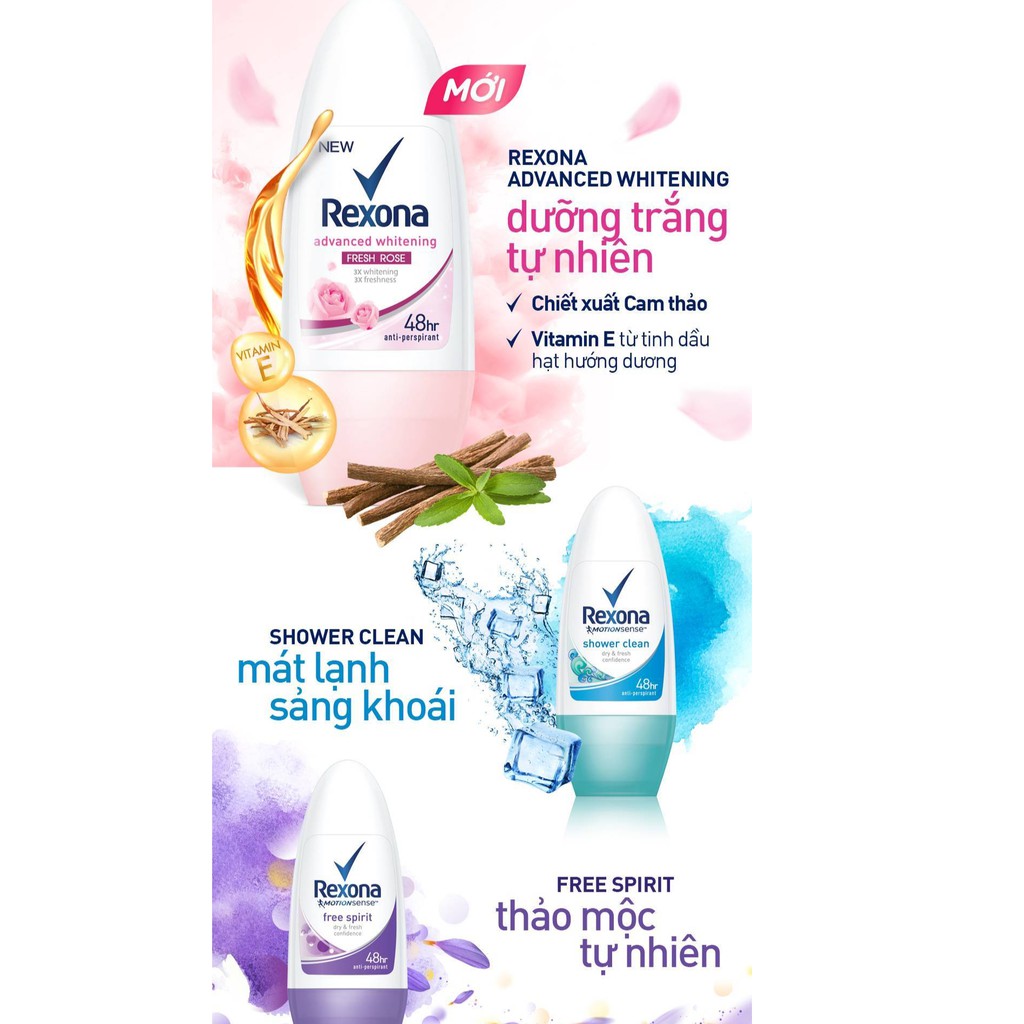 [Lăn Rexona Nữ - Đủ Loại] Lăn Khử Mùi Rexona Nữ 50ml | BigBuy360 - bigbuy360.vn