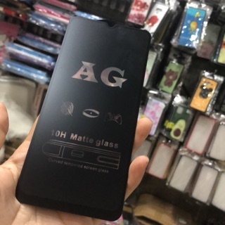 Samsung Galaxy A20S Kính cường lực dẻo nhám chống vân tay full màn hình