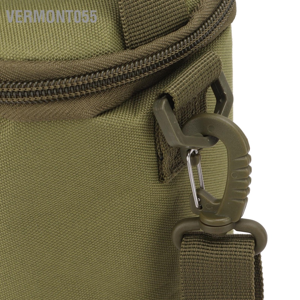 Vermont055 Túi đựng đồ cắm trại có dây kéo đôi Thiết kế tay cầm đeo vai cho xe tăng khí Đèn