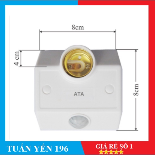 [Giao Hỏa Tốc Trong Ngày] Đui đèn cảm ứng ATA AT18