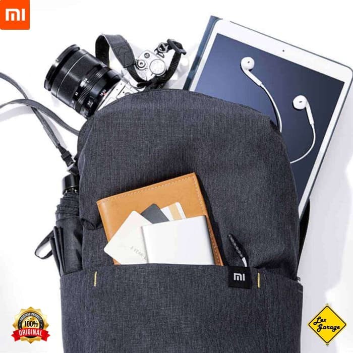 Ba Lô Polo Đi Học Xiaomi Mi Nhỏ Gọn Màu Đen Có Thể Mang Theo Ba Lô Đi Học Cho Nam Sinh Trung Học Lưng