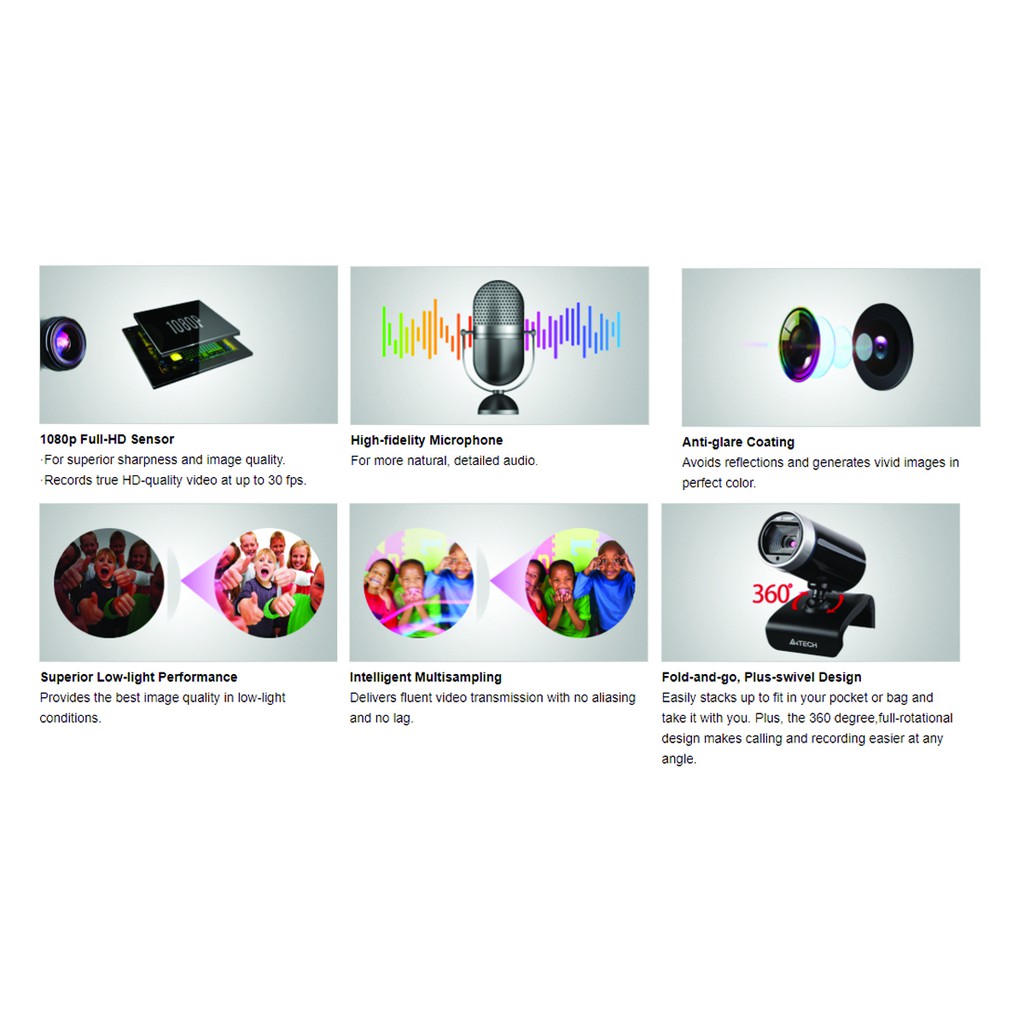 Webcam A4tech 910h Full Hd 1080p Kèm Mic | BigBuy360 - bigbuy360.vn