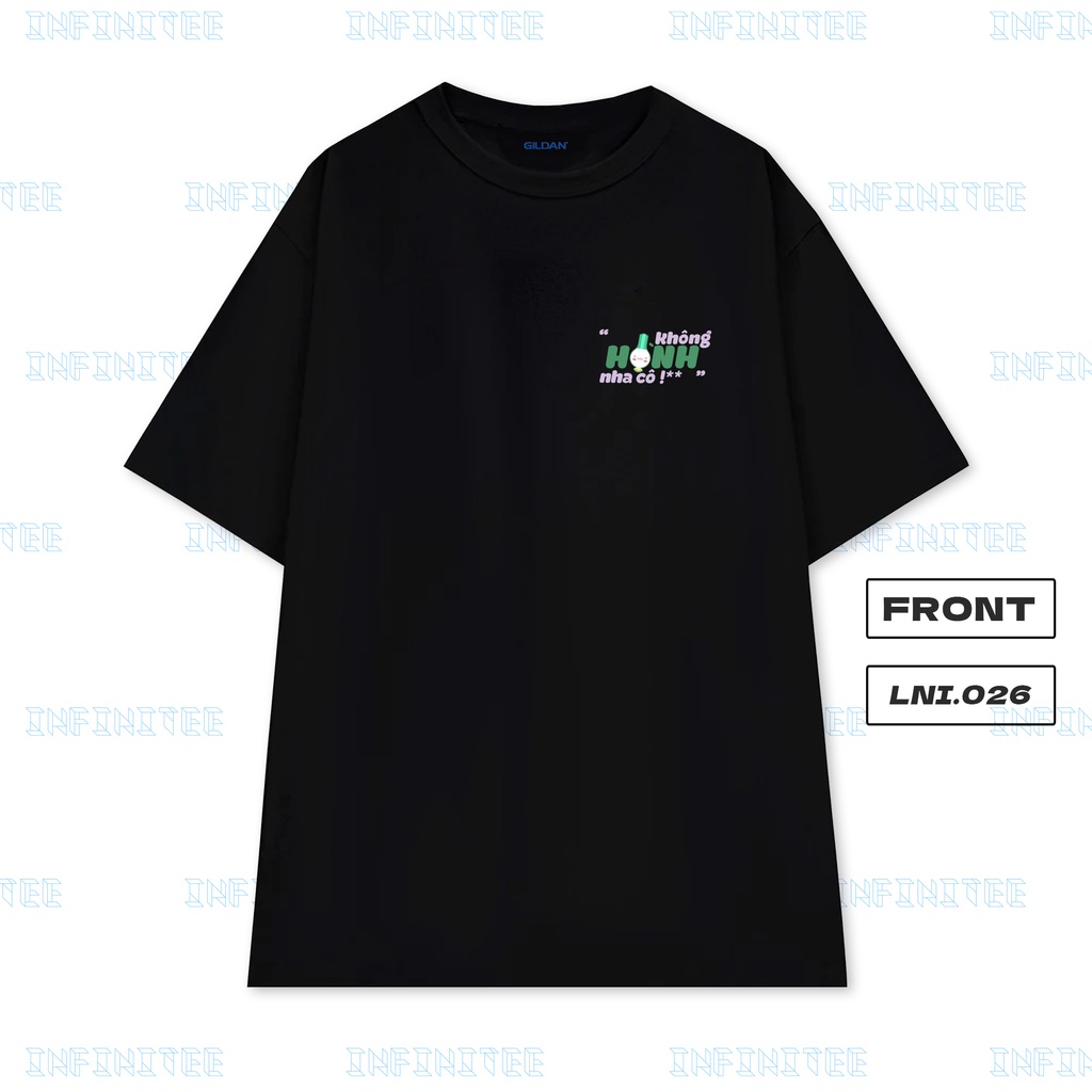 Áo thun INFINITEE LNI0026, Thun 100% Cotton - form rộng Unisex.