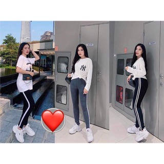 Quần legging sọc Thái Lan