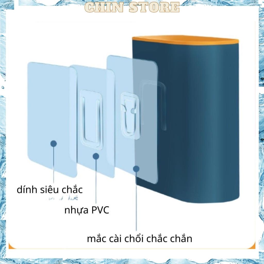 Chổi cọ toilet, nhà tắm đa năng cao cấp bằng silicon hình đám mây kèm hộp treo tường chắc chắn 38*4*10cm