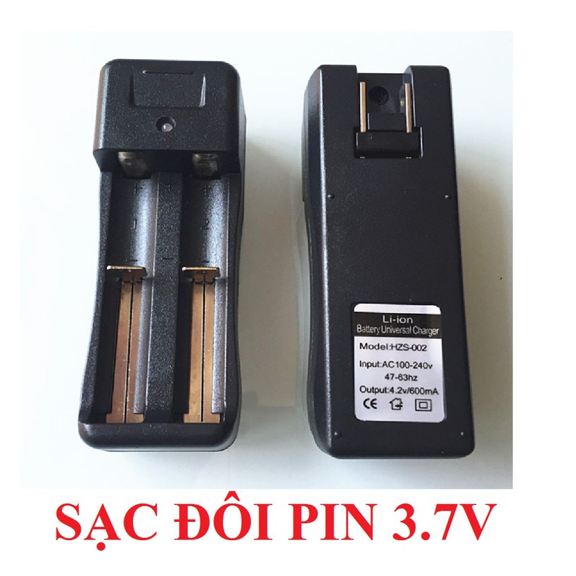 GIÁ SỈ  Đế Sạc Đôi Dùng Cho Pin Sạc Ultra Fire 3.7v 4.2v - Sạc Pin Các Loại Đèn Pin, Đèn Quạt Cầm Tay