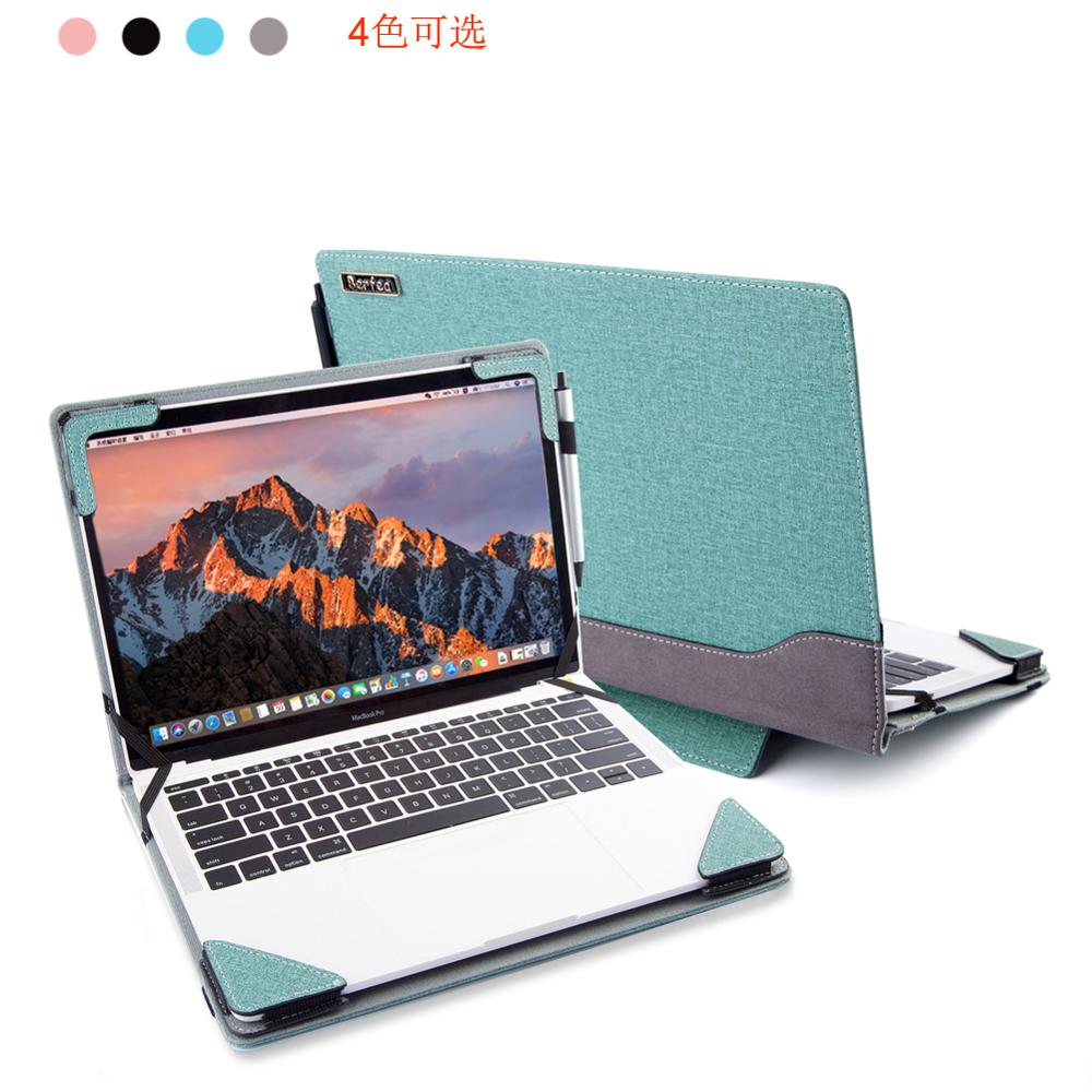 Bao Da PU + PC Bảo Vệ Đứng Cho Laptop HP Pavilion 15 cs cw Duo dr dq Series 15.6 inch Notebook