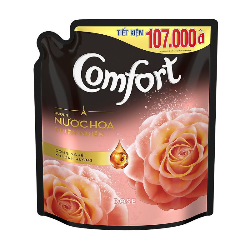 [Mã HC1505 giảm 8% đơn 250K] Nước Xả Vải Comfort Hương Nước Hoa Thiên Nhiên Rose 2.4L