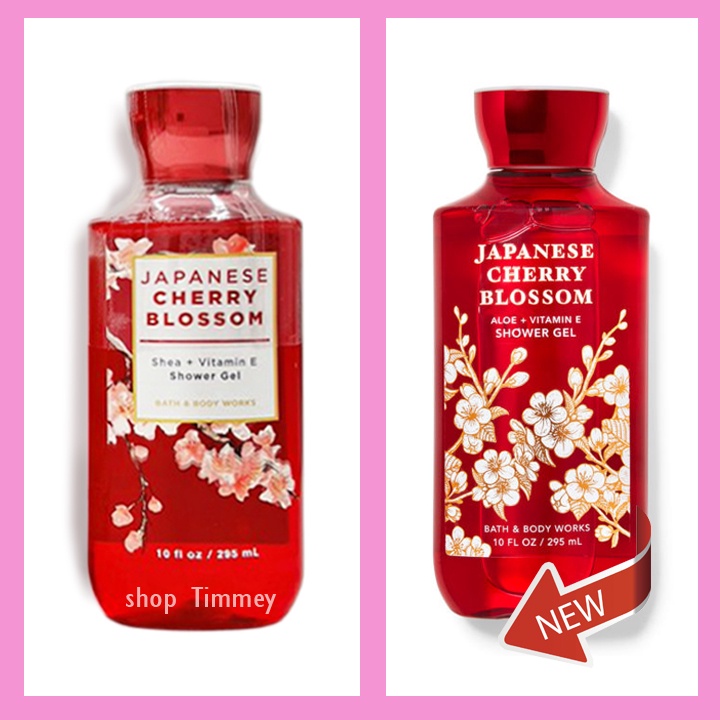 Sữa tắm dưỡng ẩm Japanese Cherry Blossom hương thơm nồng nàn tươi trẻ - Bath & Body Works 295ml - Chính hãng Mỹ