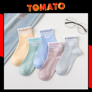 Vớ tất nam nữ cổ cao pursuit go, vớ nam nữ cao cổ dài phong cách vintage hàn quốc - nhiều màu lựa chọn
