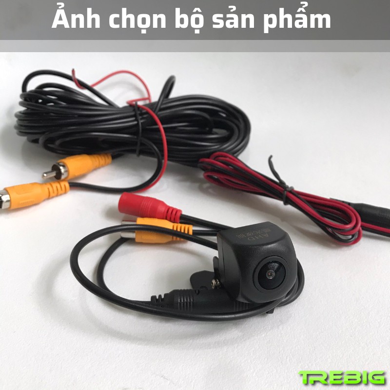 Camera lùi AHD góc rộng, len mắt cá siêu nét cho đầu Android ô tô - chống nước IP68 - Đồ chơi xe hơi Trebig