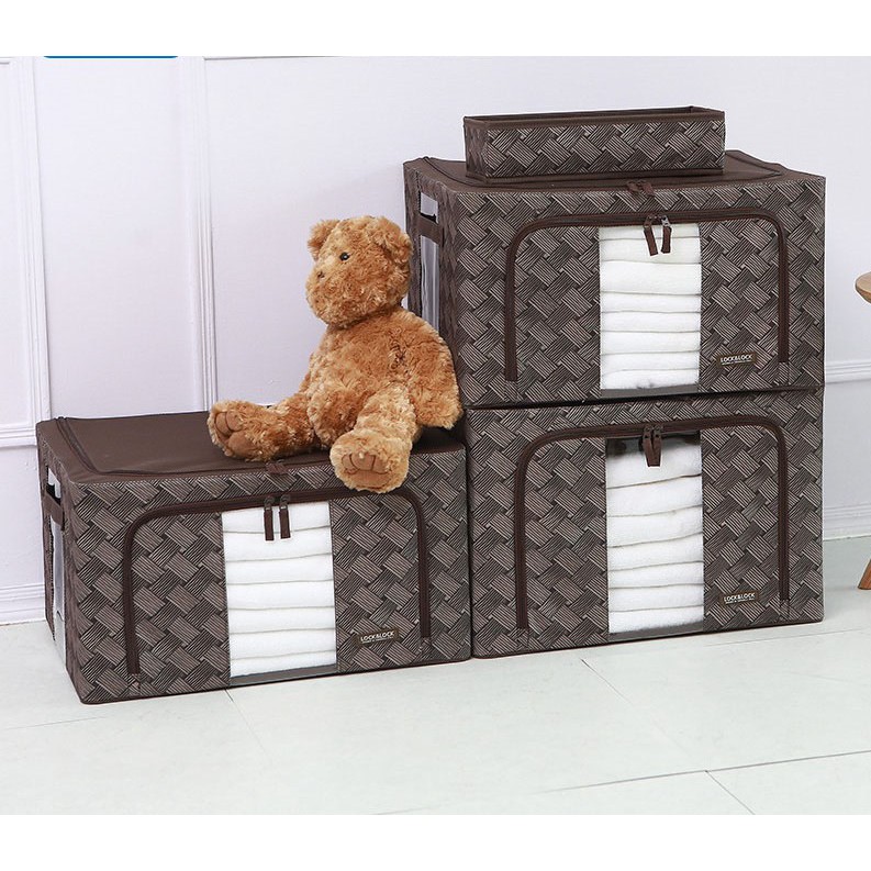 TÚI VẢI ĐỰNG CHĂN MỀN QUẦN ÁO BẰNG CÓ KHUNG THÉP CAO CẤP CHỐNG THẤM NƯỚC CHỐNG BÁM BẨN CỰC BỀN ĐẸP