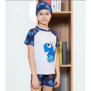 # Bộ đồ bơi cho bé trai# Bộ đồ bơi bé trai tặng kèm nón#