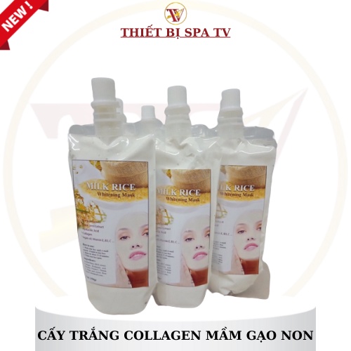 Sale Cấy Trắng Collagen Mầm Gạo Non Trắng Mịn Da - Cao Cấp