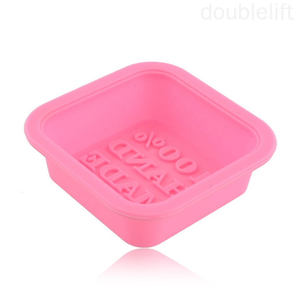 Khuôn Silicone Làm Xà Phòng Hình Vuông Tiện Dụng