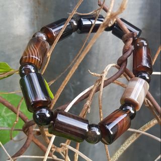 Vòng tay đốt trúc đen pha