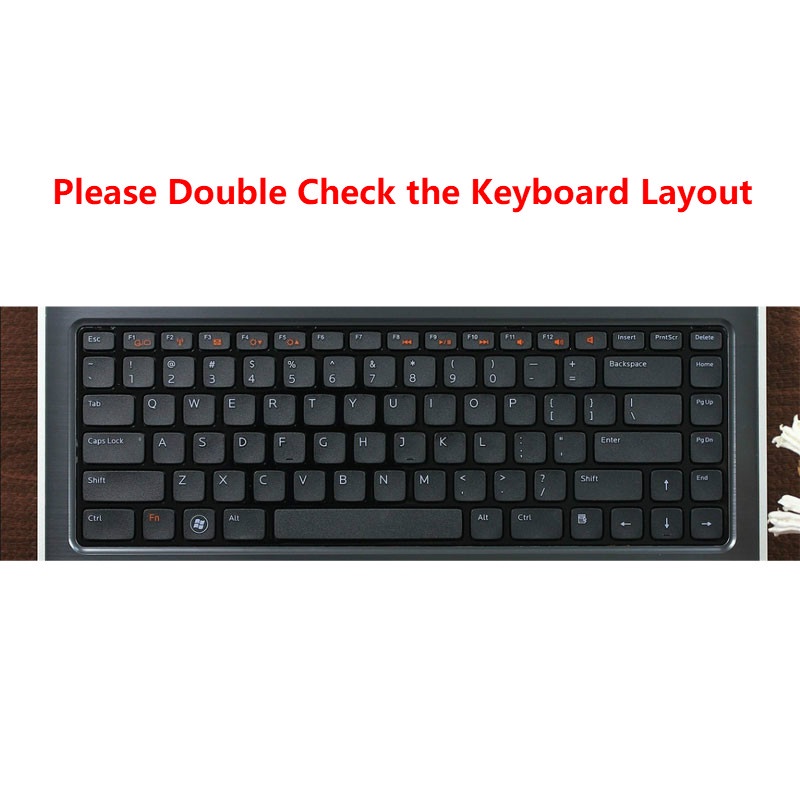 Miếng dán silicone siêu mỏng bảo vệ bàn phím máy tính Dell Inspiron 14r-5420 5421