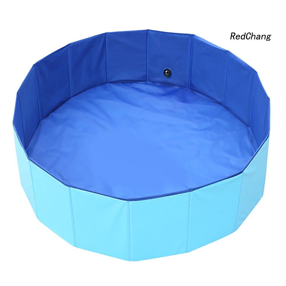Bể Bơi Bơm Hơi Cho Thú Cưng Bằng Nhựa Pvc Nhỏ Gọn Tiện Lợi