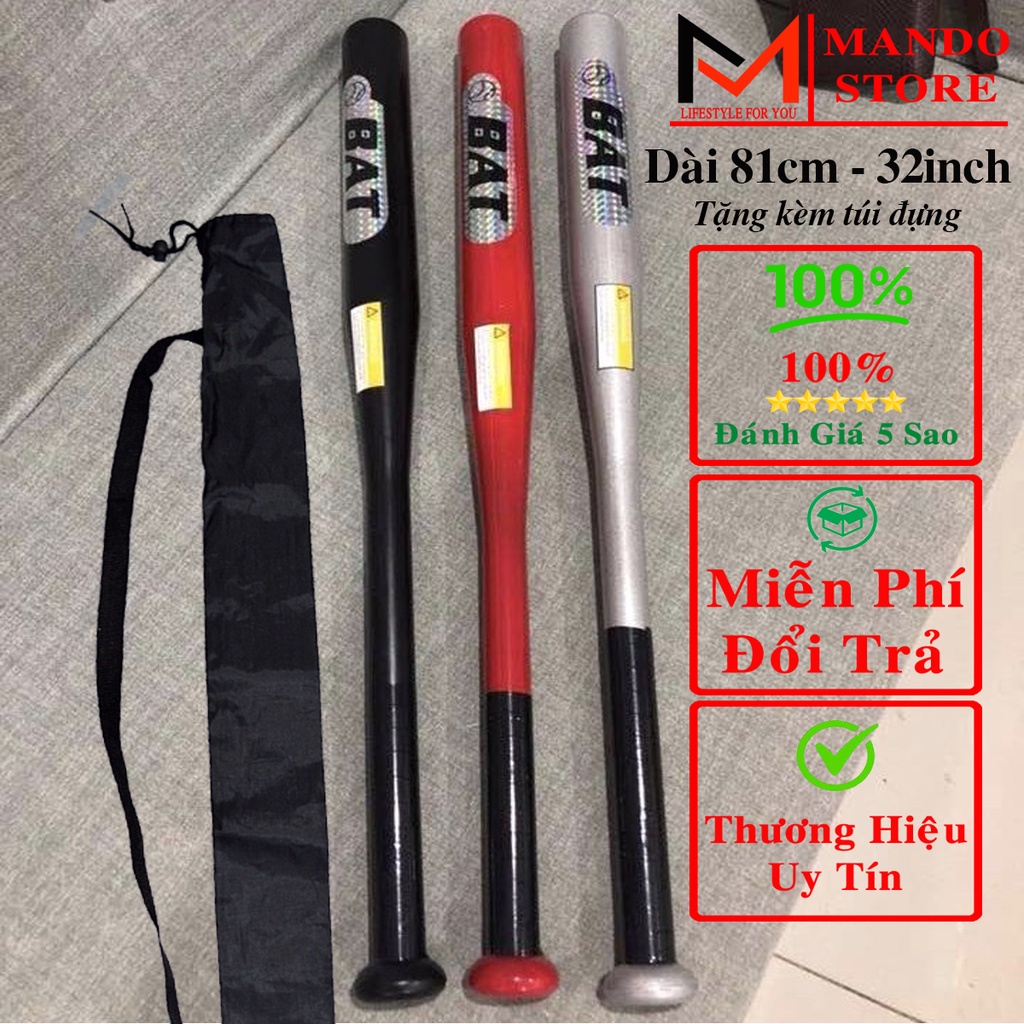 Bộ Gậy Chơi Bóng Chày Dài 81 CM – Chọn Màu Kèm Túi Đeo Gậy Bóng Chày Chuyên Dụng