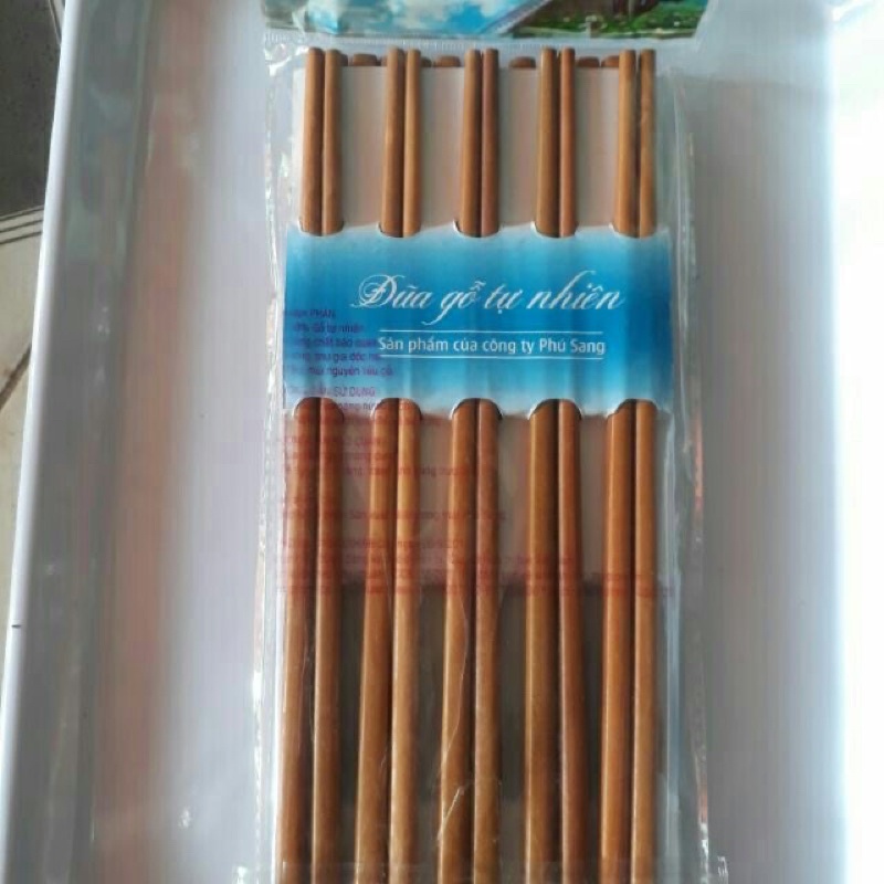 Đũa gỗ sao đá Thăng Long  (1 vỉ 10 đôi)
