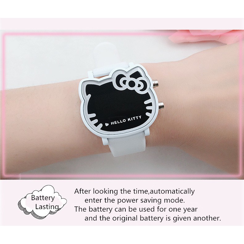 Hello Kitty waterproof Korean Children's led digital watch | BigBuy360 - bigbuy360.vn