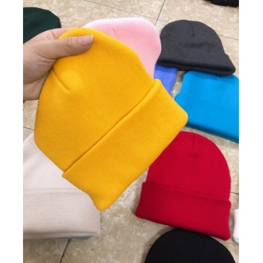 Mũ len nam nữ ( 17 màu ) chất dầy dặn