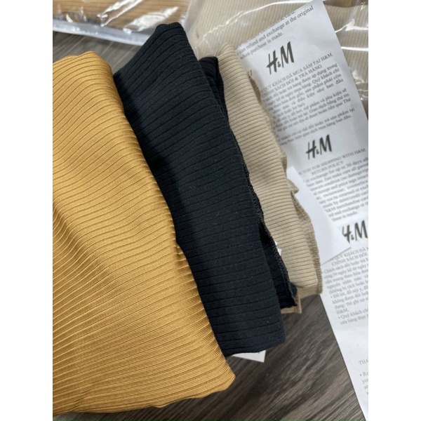 Set 3 áo tăm cổ lọ